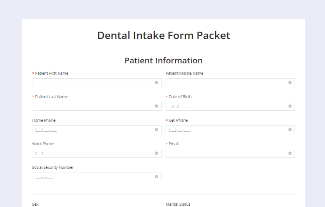 Dental Intake Form