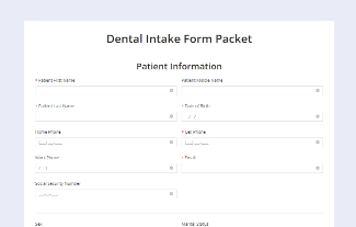 Dental Intake Form