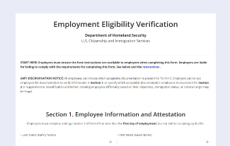 Employment Eligibility Verification (I-9)