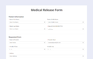 Medical Release Form